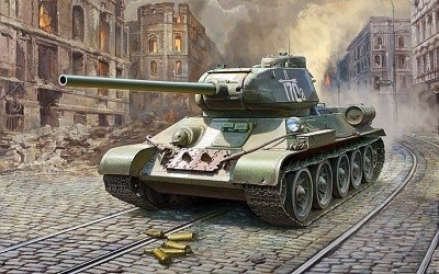 SOVTSK STEDN TANK T34/85 MOD 1944