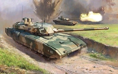 RUSKÝ TANK T-14 ARMATA 