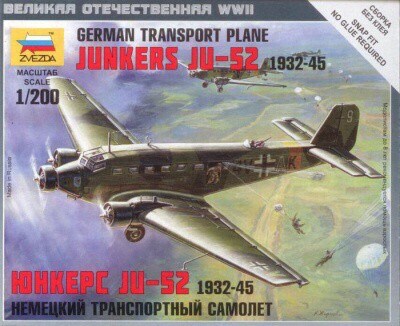JUNKERS JU-52 GERMAN TRANSPORT PLANE 1932-1945