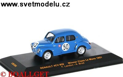 RENAULT 4CV NO.50 LANDON-BRIAT WINNER CLASS LE MAN