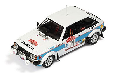 SUNBEAM LOTUS G #11 POND-GRINDROD RALLY SAN REMO 1