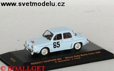 RENAULT DAUPHINE NO.65 G.MONRAISSE-J.FERET WINNER
