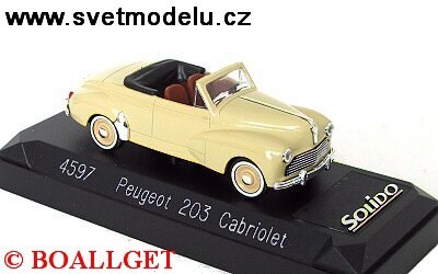 PEUGEOT 203 CABRIO 1954