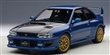 SUBARU IMPREZA 22B-STi VERSION BLUE W/ CARBON FIBER BONNET UPGRADED VERSION LIMITED EDITION OF 1,500 PCS WORLDWIDE 