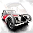 BUGATTI TYPE 57 SC ATALANTE 1937 BLACK / RED LIMITED EDITION 1500 PCS.