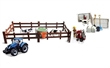 FARM LAND COW FEEDING PLAY SET TRAKTOR NEW HOLLAND T7.315 HD BLUE