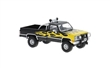 Chevrolet C10 1982 black / yellow flames