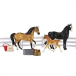 BREYER KON SPANISH MUSTANG FAMILY