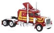 TAHAČ NÁVĚSŮ PETERBILT 359 RED / YELLOW