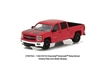 CHEVROLET SILVERADO RALLY EDITION 2015 VICTORY RED WITH BLACK STRIPES