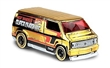 AUTÍČKO HOTWHEELS SUPER CHROMES DODGE VAN CUSTOM 1977