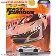 AUTKO HOTWHEELS PREMIUM FAST & FURIOUS ACURA NSX 2017 SILVER