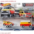 AUTÍČKO HOTWHEELS TEAM TRANSPORT HW RALLY HAULER MG METRO 6R4