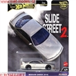 Autko HOT WHEELS PREMIUM HKC83 SLIDE STREET 2 Nissan 240 SX S14 silver