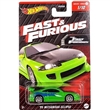 AUTKO HOT WHEELS HNR91 FAST & FURIOUS RYCHLE A ZBSILE MITSUBISHI ECLIPSE 1995 GREEN