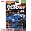 AUTKO HOT WHEELS FAST & FURIOUS RYCHLE A ZBSILE HNT09 JAGUAR XE SV PROJECT 8 BLUE
