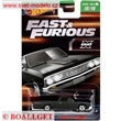 AUTKO HOT WHEELS FAST & FURIOUS RYCHLE A ZBSILE HNT10 CHEVROLET EL CAMINO BLACK
