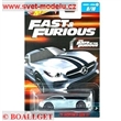 AUTKO HOT WHEELS FAST & FURIOUS RYCHLE A ZBSILE HNT18 MERCEDES-AMG GT 2015 SILVER
