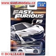 AUTKO HOT WHEELS FAST & FURIOUS RYCHLE A ZBSILE HNT19 ACURA NSX 2017 SILVER
