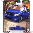 Autko HOT WHEELS PREMIUM BOULEVARD HRT60 FORD F-150 SVT LIGHTNING 1999 BLUE