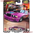 Autko HOT WHEELS PREMIUM BOULEVARD HRT72 FORD THUNDEBORD PRO STOCK 1986 PURPLE