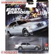 AUTKO HOT WHEELS PREMIUM HRT94 FAST & FURIOUS RYCHLE A ZBSILE MERCEDES-BENZ 500 SEL SILVER