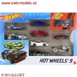 HOTWHEELS AUTKA 9-PACK RZN DRUHY