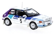 MAZDA 323 GTX No.5 T. SALONEN / V. SILANDER RALLYE 1000 LAKES 1990 WITH NIGHT LIGHTS
