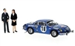 RENAULT ALPINE 1800 S #18 ANDRUET / PETIT WINNER RALLY MONTE CARLO 1973 w/ FIGURES