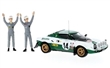 LANCIA STRATOS HF #14 MUNARI / MANUCCI WINNER RALLY MONTE CARLO 1975 w/ FIGURES