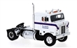 TAHAČ NÁVĚSŮ KENWORTH BULLNOSE ROSS MACKIE TRANSPORT 1950 WHITE / BLUE