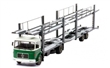 PEPRAVNK AUT MAN CAR TRANSPORTER WITH TRAILER 1970 GREEN / WHITE