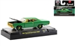 PLYMOUTH ROAD RUNNER HEMI CHASE 1969 GREEN / GOLD