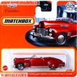 AUTKO MATCHBOX CADILLAC SERIES 62 CONVERTIBLE COUPE 1941 RED
