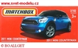 AUTKO MATCHBOX DRIVE YOUR ADVENTURE MINI COUNTRYMAN 2011