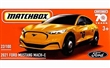 AUTKO MATCHBOX HLD94 DRIVE YOUR ADVENTURE FORD MUSTANG MACH-E 2021 YELLOW