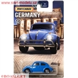 AUTKO MATCHBOX GERMANY VOLKSWAGEN BEETLE 1962 BLUE