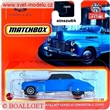AUTKO MATCHBOX HVN85 CADILLAC SERIES 62 CONVERTIBLE COUPE 1941 BLUE