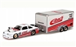 MAISTO DESIGN FORD SVT COBRA 1993 w/ CAR TRAILER EIBACH