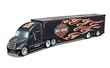 MAISTO H-D CUSTOM HAULERS HARLEY DAVIDSON BLACK / ORANGE FLAMES