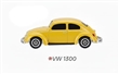 MAISTO FRESH METALL 100 COLLECTION VOLKSWAGEN BEETLE 1300 YELLOW