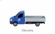 MAISTO FRESH METALL 100 COLLECTION CITY LORRY BLUE / SILVER