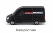 MAISTO FRESH METALL 100 COLLECTION TRANSPORT VAN BLACK