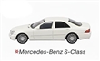 MAISTO FRESH METALL 100 COLLECTION MERCEDES-BENZ S-CLASS WHITE