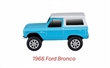 MAISTO FRESH METALL 100 COLLECTION FORD BRONCO BLUE / WHITE