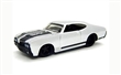 MAISTO DESIGN MUSCLE OLDSMOBILE 442 1969 SILVER