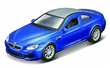 MAISTO FRESH METAL BMW M6 BLUE 4,5 PULLBACK