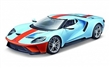 FORD GT 2017 BLUE ORANGE STRIPES