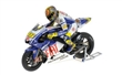 YAMAHA YZR-M1 VALENTINO ROSSI MOTO GP 2009 VALENCIA WITH FIGURINE L.E. 2499 pcs.