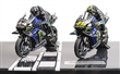 YAMAHA YZR-M1 SET 2 BIKES 2 FIGURINES HAMILTON/ROSSI TEST VALENCIA 2019
